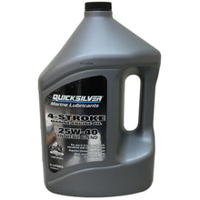 Load image into Gallery viewer, Quicksilver 25W-40 4 stroke engine oil 4-Litre  92-8M0086227