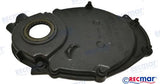 Mercruiser V6 97+ timing chain cover with sensor hole